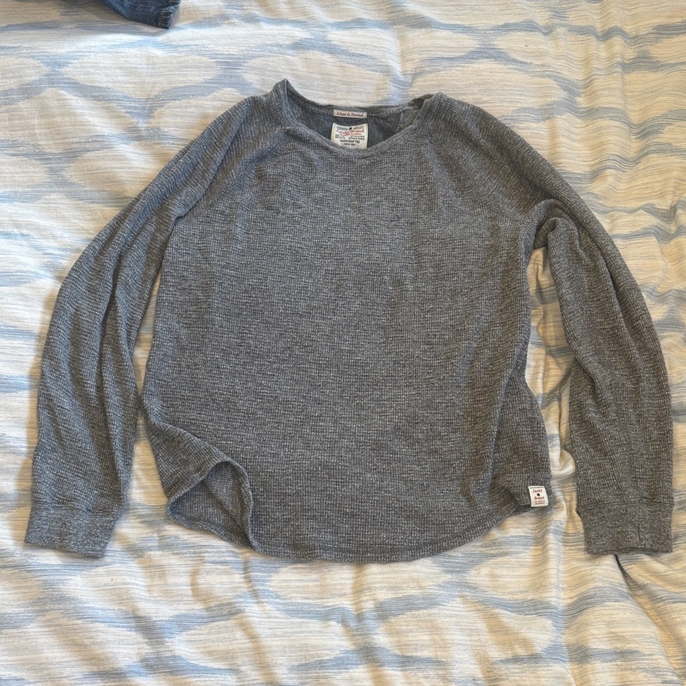 Lucky Brand Charcoal Thermal Top